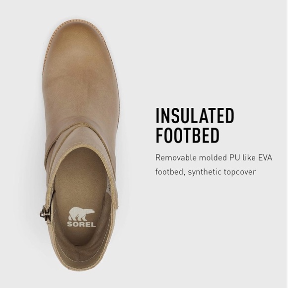 Sorel Cate Buckle Boots in Sandy Tan Waterproof Leather - Picture 11 of 13